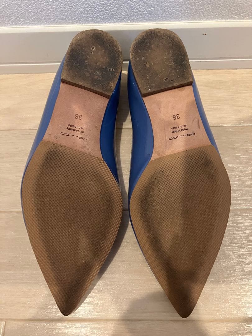 PELLICO エナメル フラットシューズ 36