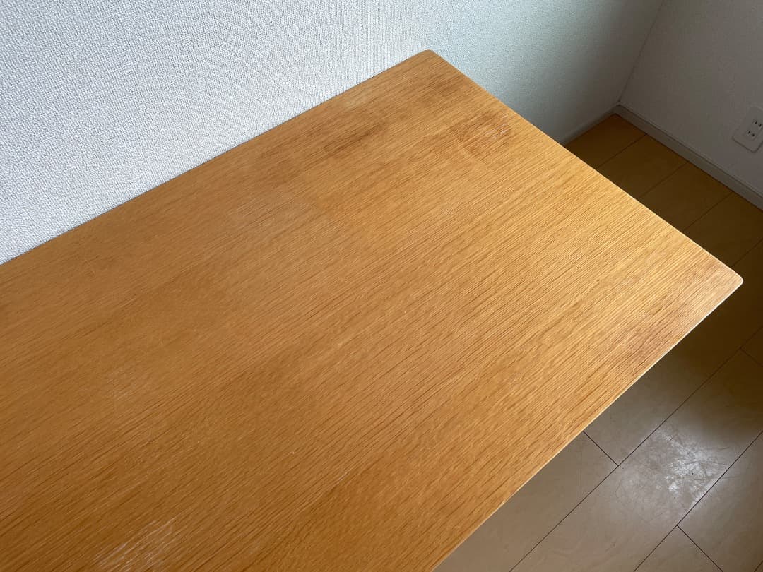 【送料込み】無印 リビングでもダイニングでもつかえるテーブル 幅1300