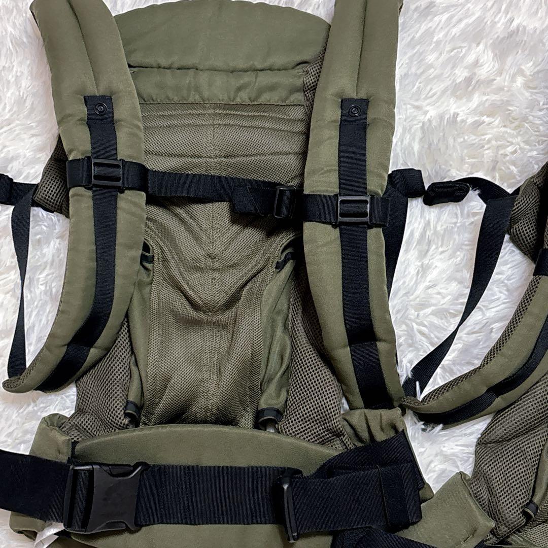 美品　エルゴベビー オムニ360 クールエア カーキ 抱っこ紐 2 個 セット