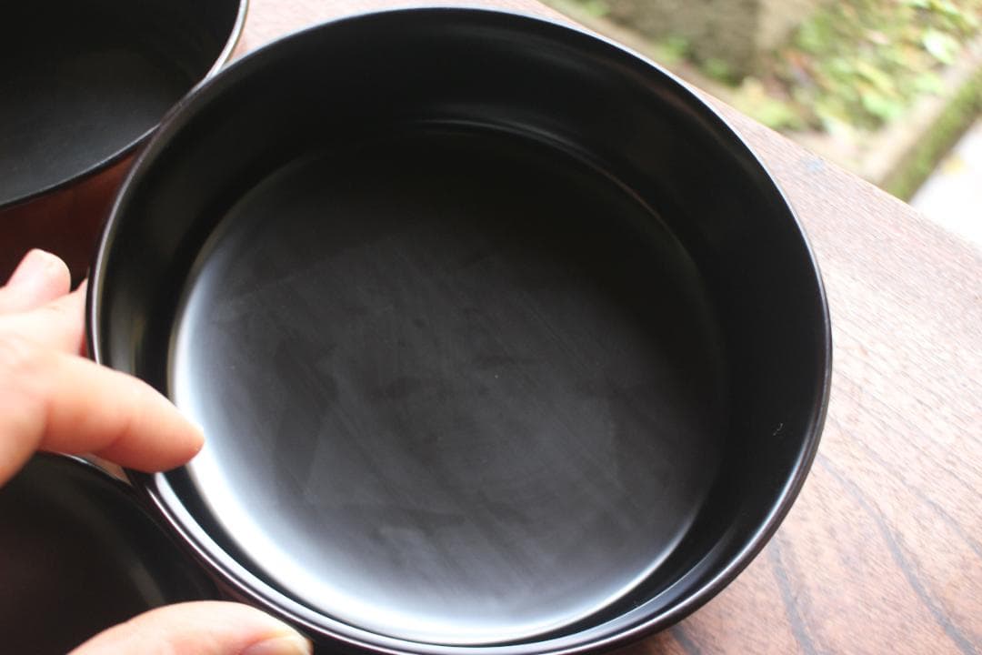 デッドストック！上質朱漆に極上鳳凰蒔絵の大平椀2点（検輪島塗蒔絵椀煮物椀雑煮椀