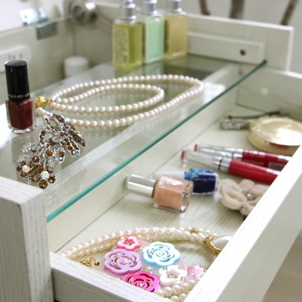 ドレッサー スツール 2点セット 鏡台 ミラー ホワイト