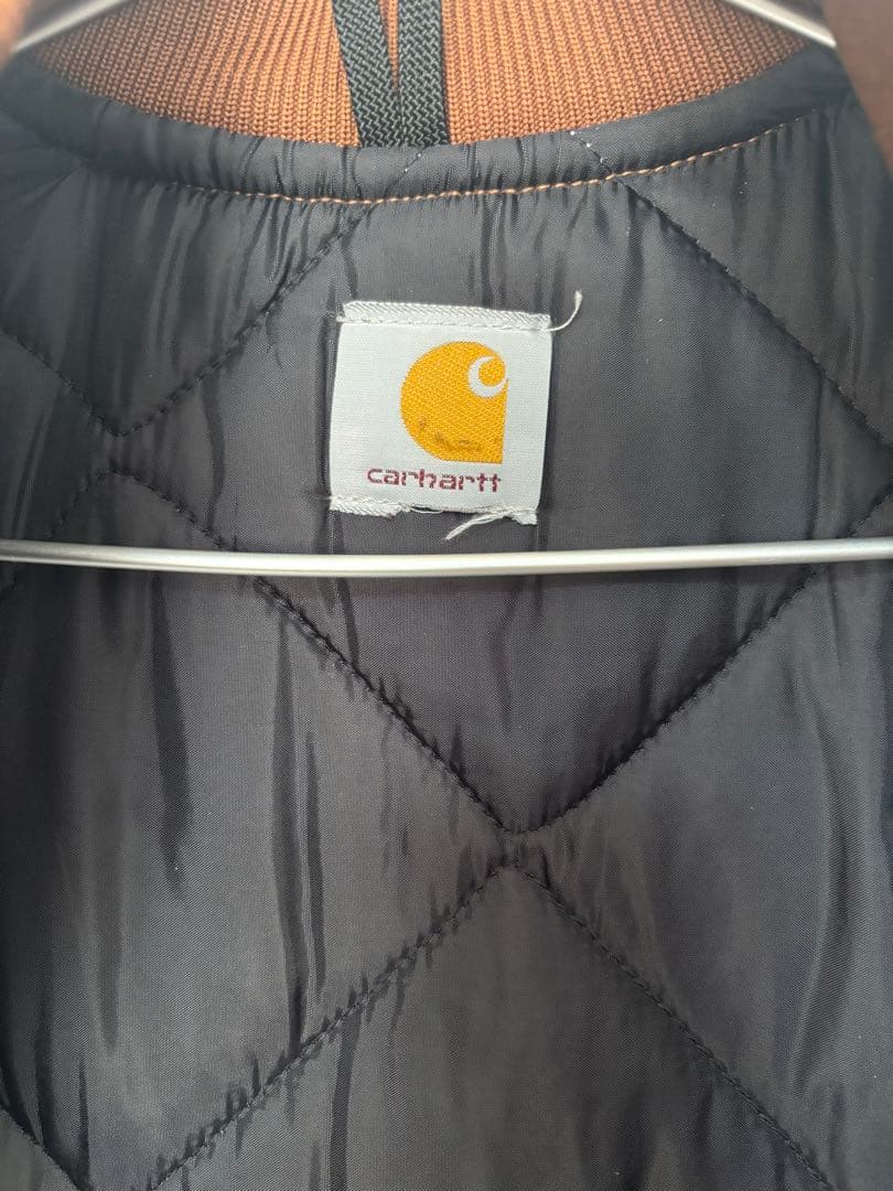 Carhartt カーハート ダック地ベスト ワークベスト 中綿キルティング裏地