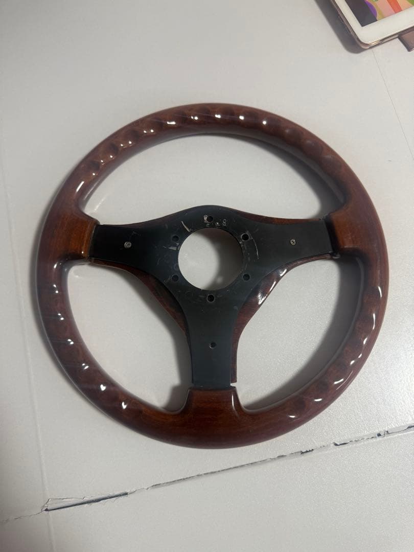 イタリア製 ウッドステアリング