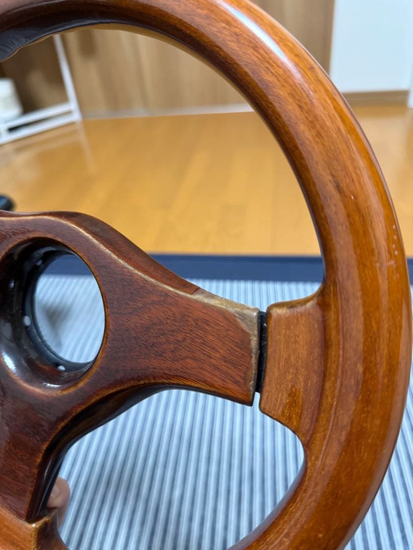 イタリア製 ウッドステアリング