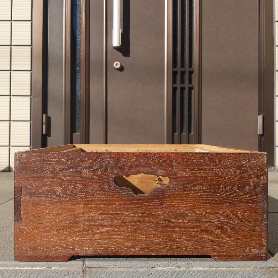 茶道具　置炉　銅製　＆炉縁　桑　和田美之助　作？　表千家　裏千家　【匿名配送】