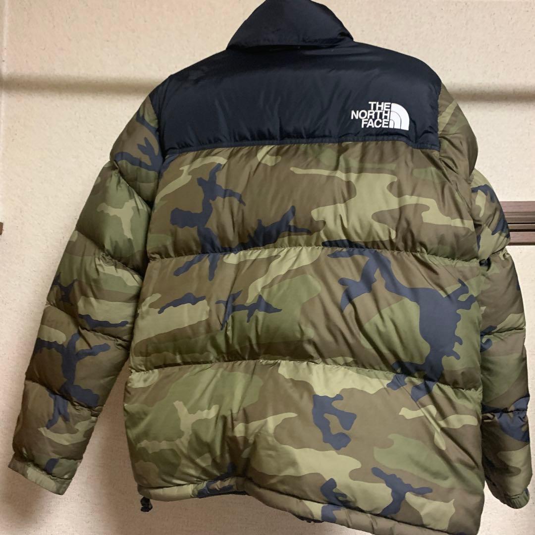 ヌプシ　迷彩　ダウン　ノースフェイス