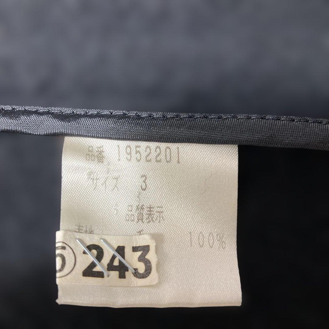 極美品 タケシヤジマ ダッフルコート ムーアブルック ヘリンボーン XL相当 黒