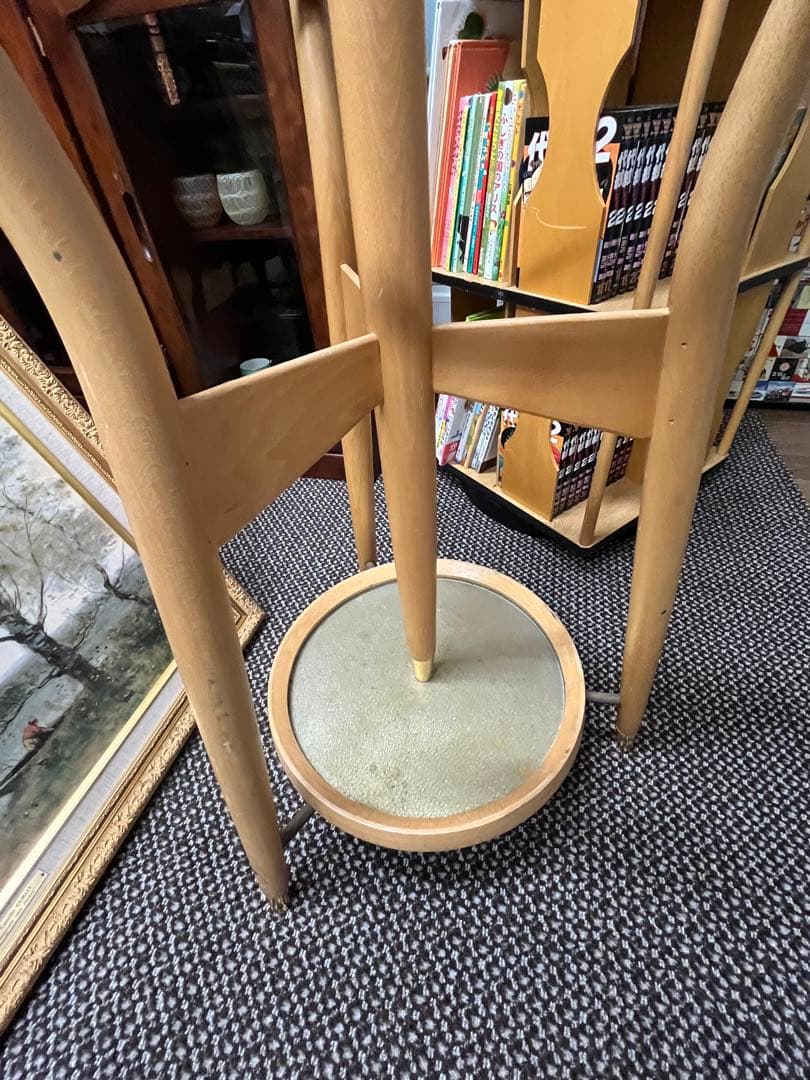 限界価格！秋田木工　ポールハンガー　ラック　傘立て兼用　アキモク