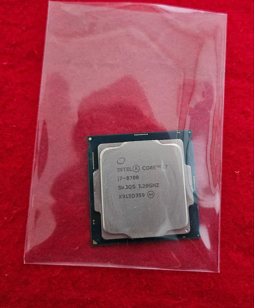 動作品 Intel Core i7-8700K CPU 3.70GHz メモリ付