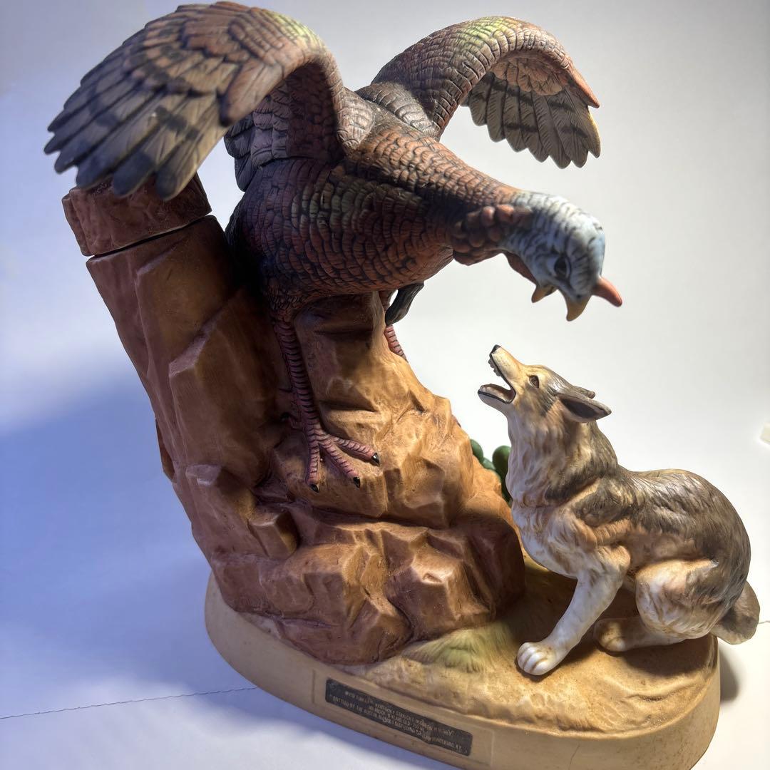 バーボンウイスキー　ワイルドターキー　陶器ボトル　コヨーテ、古酒、未開封