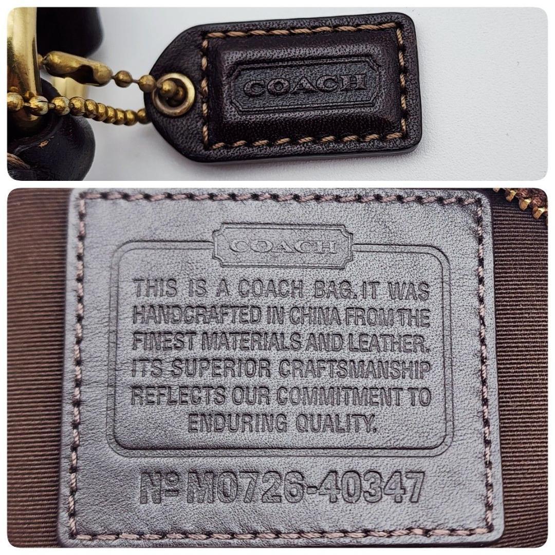 COACH コーチ ミニショルダーバッグ ハンドバッグ シグネチャー 40347