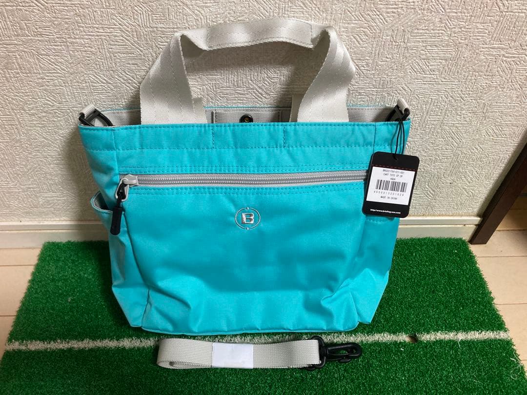 未使用品！人気のアクア！BRIEFING ブリーフィング ゴルフ カートバック