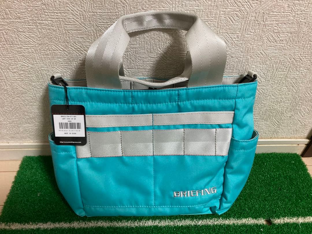 未使用品！人気のアクア！BRIEFING ブリーフィング ゴルフ カートバック