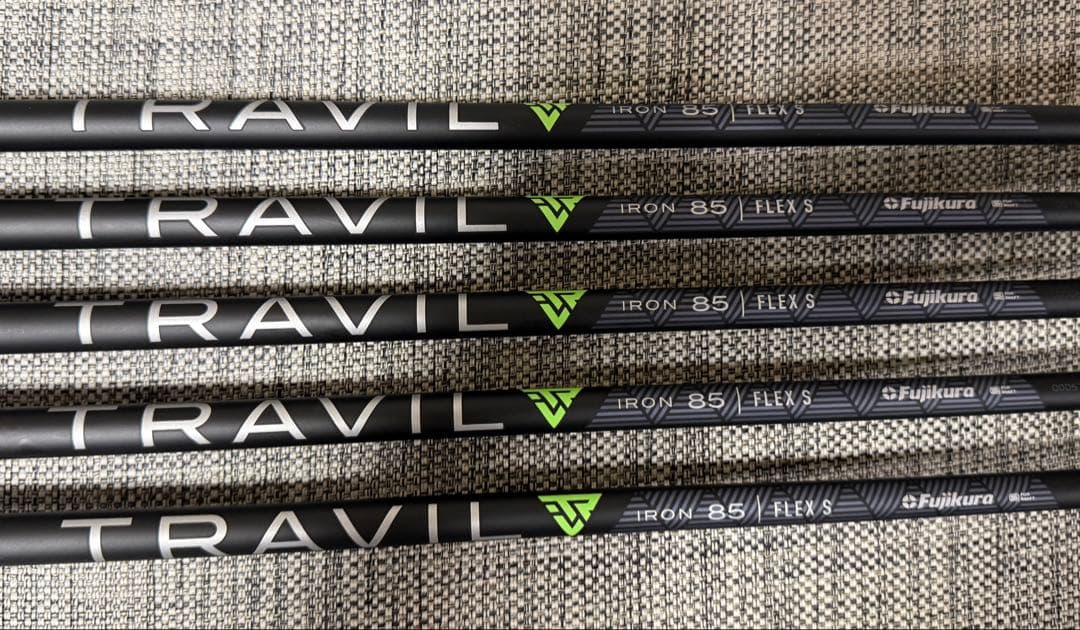 フジクラ シャフト トラビル TRAVIL 85 S 5本セット グリップ付