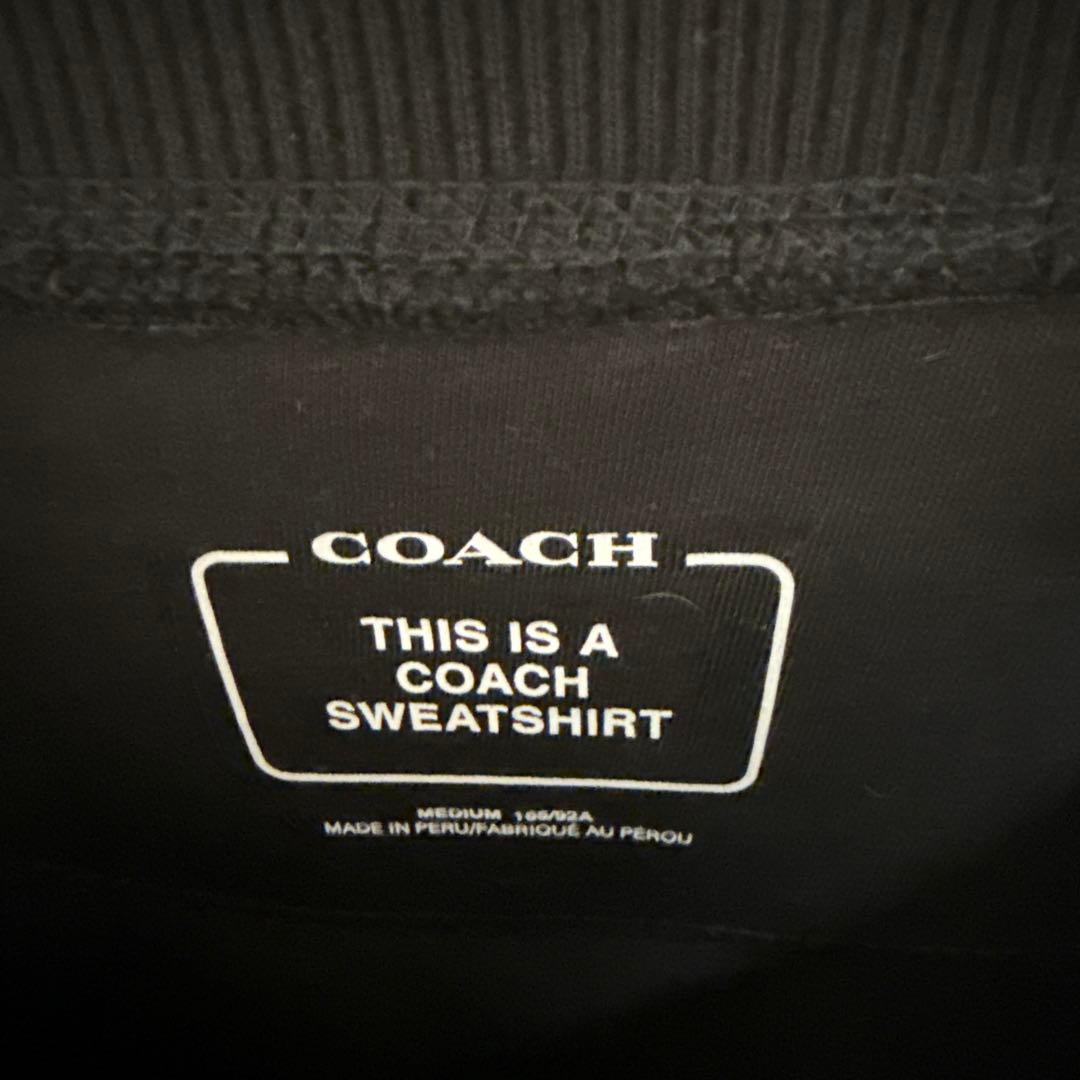 COACH ブラック スウェット M