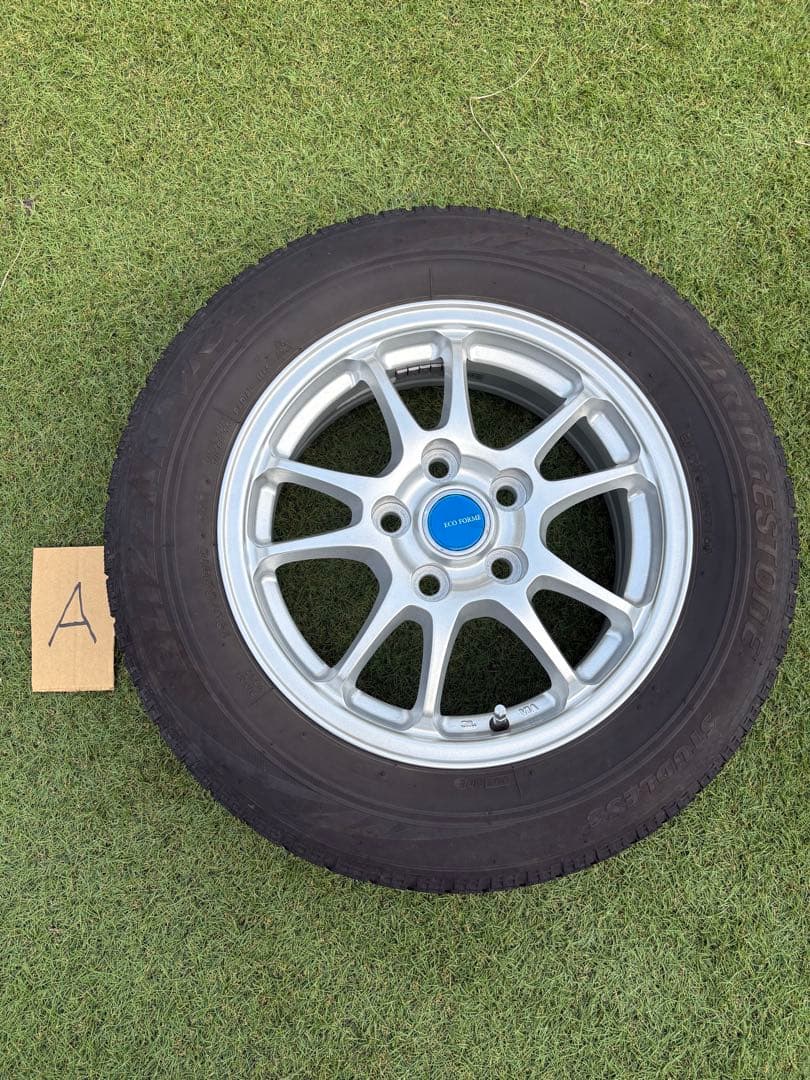 冬タイヤホイールセット 195/65R15 ブリヂストンECO FORME