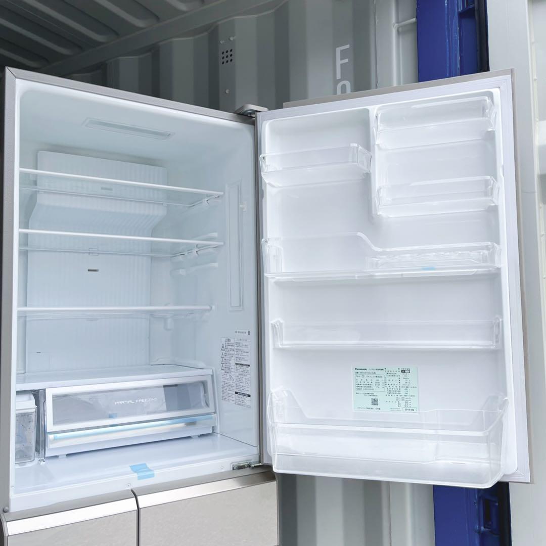 取付無料！Panasonicパーシャル搭載シャンパンゴールド5ドア冷蔵庫！洗濯機