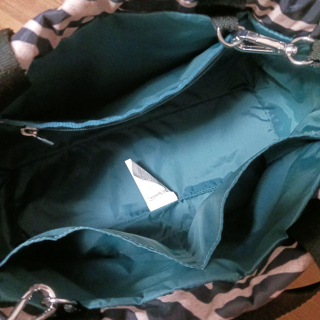 2740　レア　E/W CITY DREW STRING BAG　ゼブラ　未使用