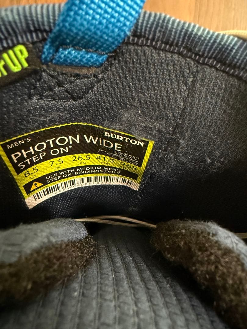 Burton Photon wide StepOn ブーツ8.5&バインMセット