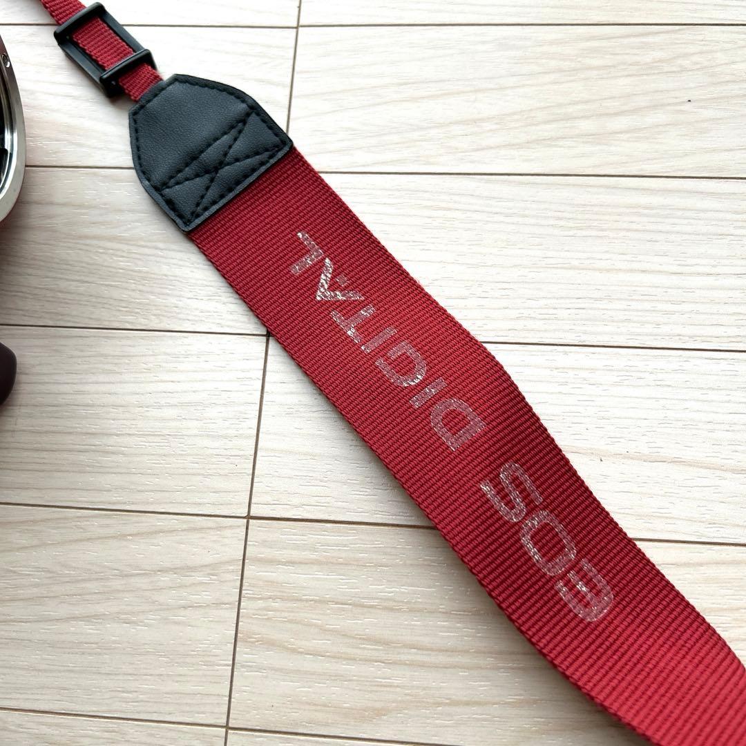 Canon EOS Kiss X50 レッド デジタル一眼レフカメラ