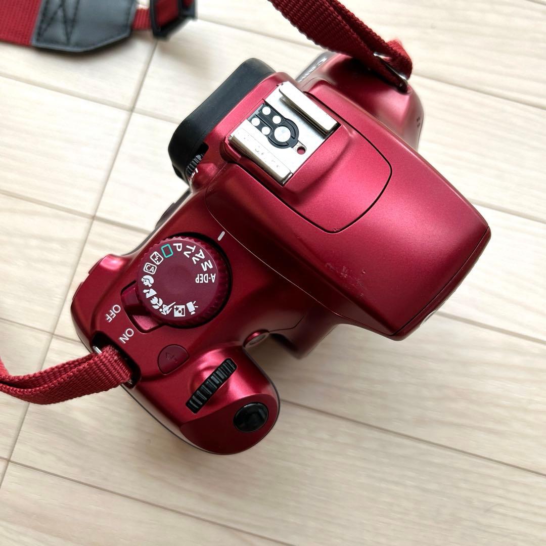 Canon EOS Kiss X50 レッド デジタル一眼レフカメラ