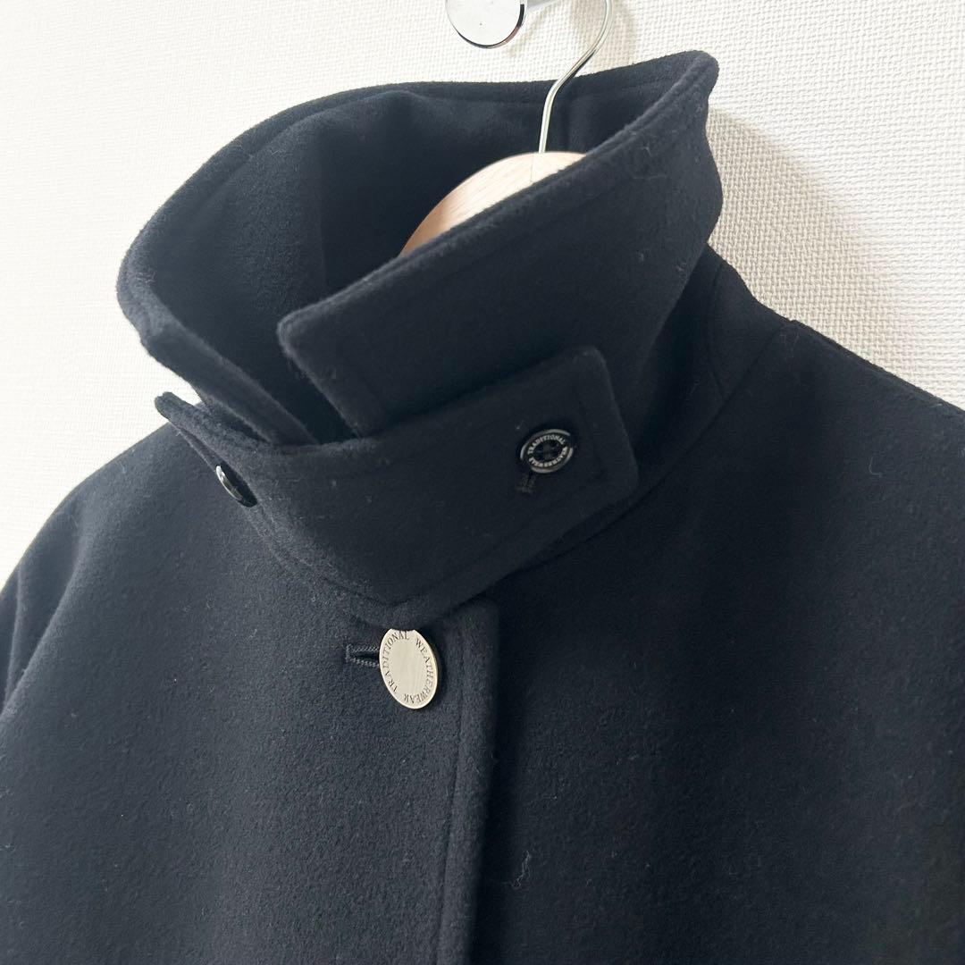 2025AW✨トラディショナル　MALTON PEA COAT ブラック　34