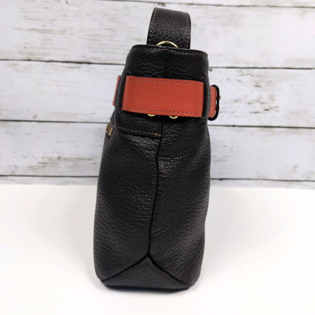 IANNE イアンヌ エルぺ ショルダーバッグ ブラウン 2way 斜め掛け