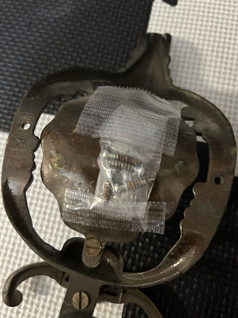 2個セット　アンティーク　ヴィンテージ　コート掛け　真鍮　ヨーロッパ