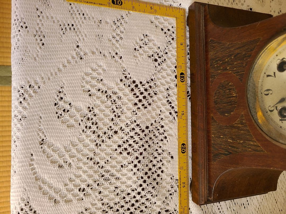 ドイツ(kienzle)キンツレのアンティークなマンラル時計 ゼンマイ式の置時計