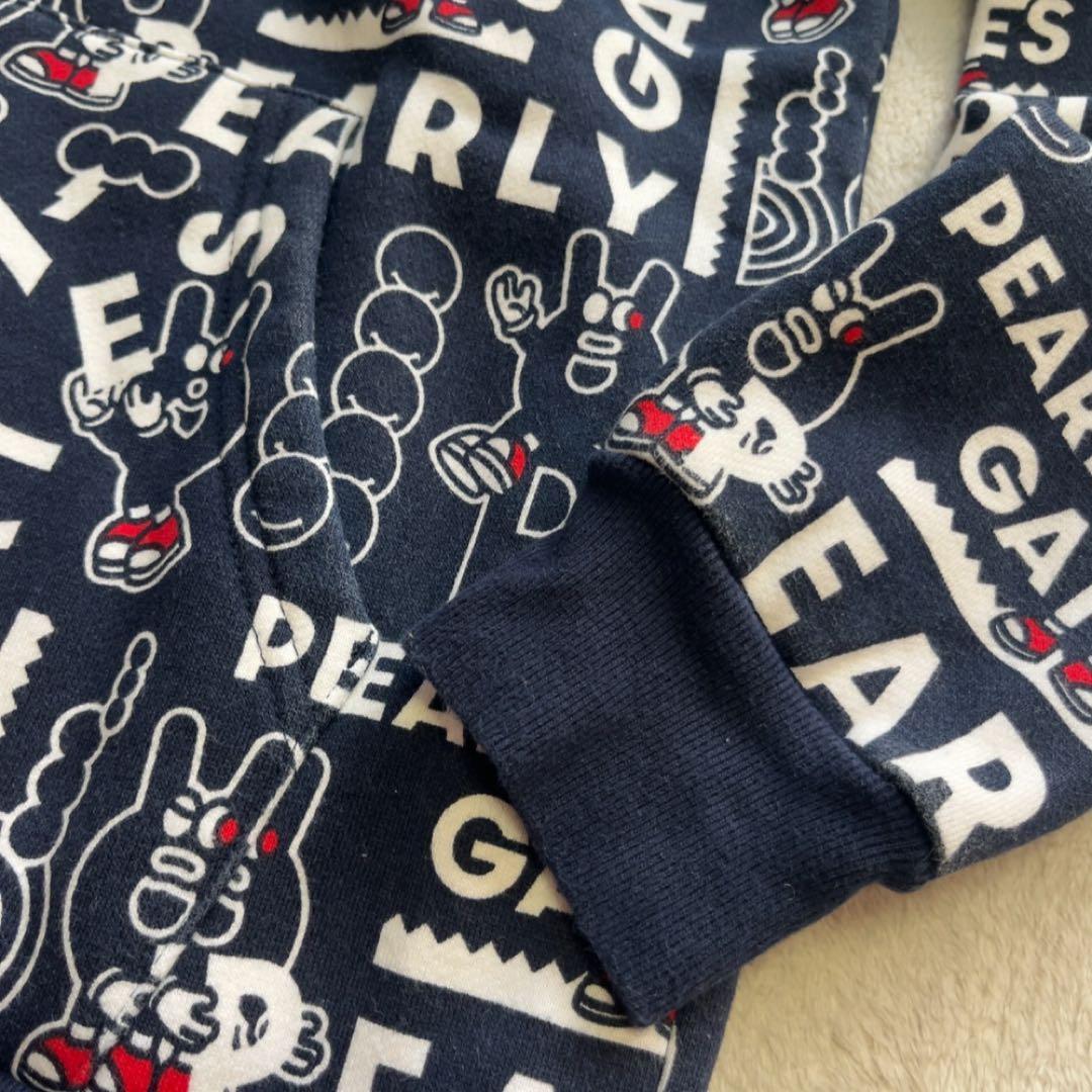 パーリーゲイツ　裏起毛　セットアップ　パーカー　スカート　どうしちゃったPG