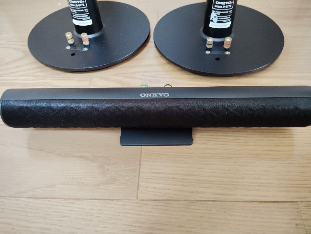 【極美品】ONKYO スピーカーシステム D-077E D-077C 3点セット