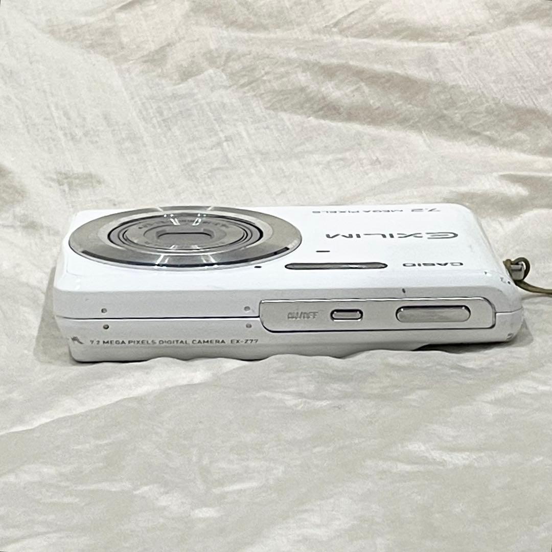 動作確認済 カシオ EXILIM Z77 7.2MP デジタルカメラ ホワイト