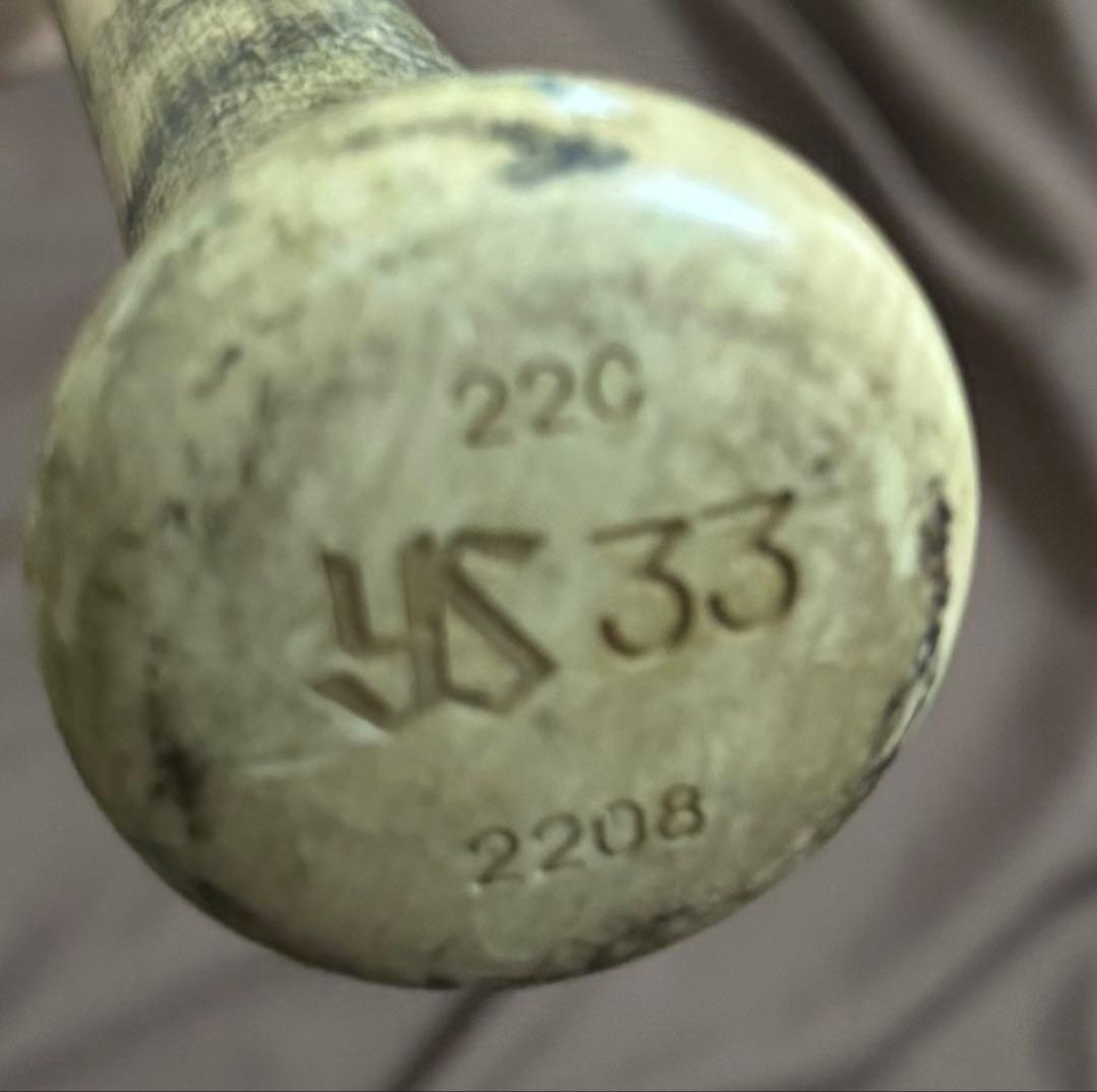 東京ヤクルトスワローズ 内山壮真 選手 実使用 バット 支給品 野球 NPB