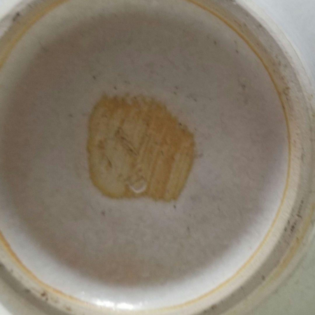 花器 花生 陶磁器　織部鶴首　花生　橘きち青緑色 陶器 花瓶 木箱付き