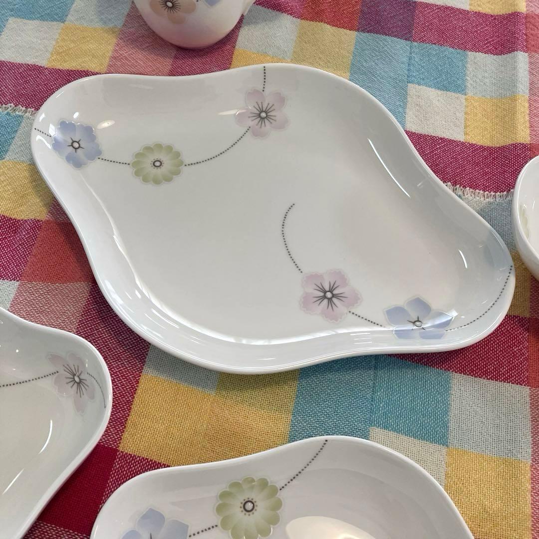 ノリタケ ボーンチャイナ／オーバル 菱形 プレート ボウル マグカップ