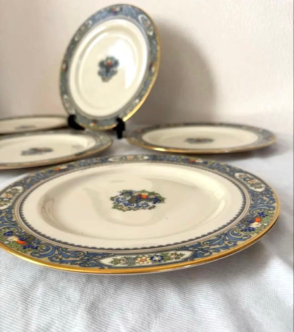 Lenox Autumn USA 金縁 ディナープレート6枚 美品