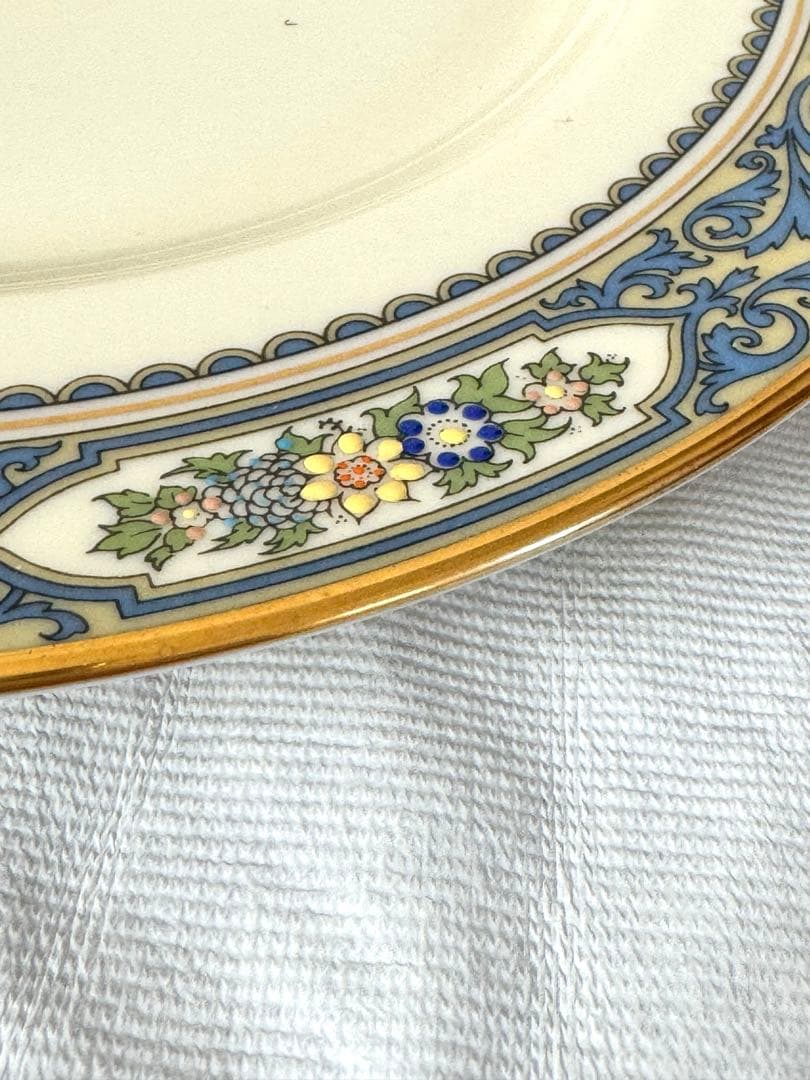 Lenox Autumn USA 金縁 ディナープレート6枚 美品