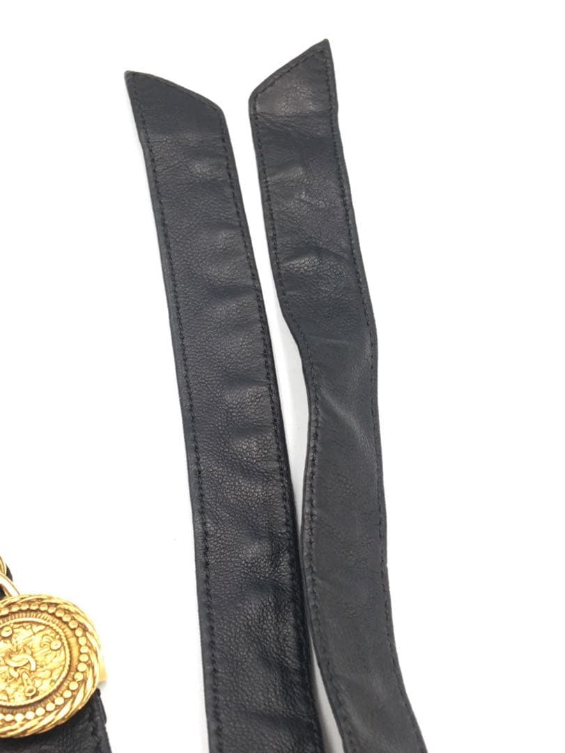 シャネル　CHANEL レザー　チェーン　ベルト