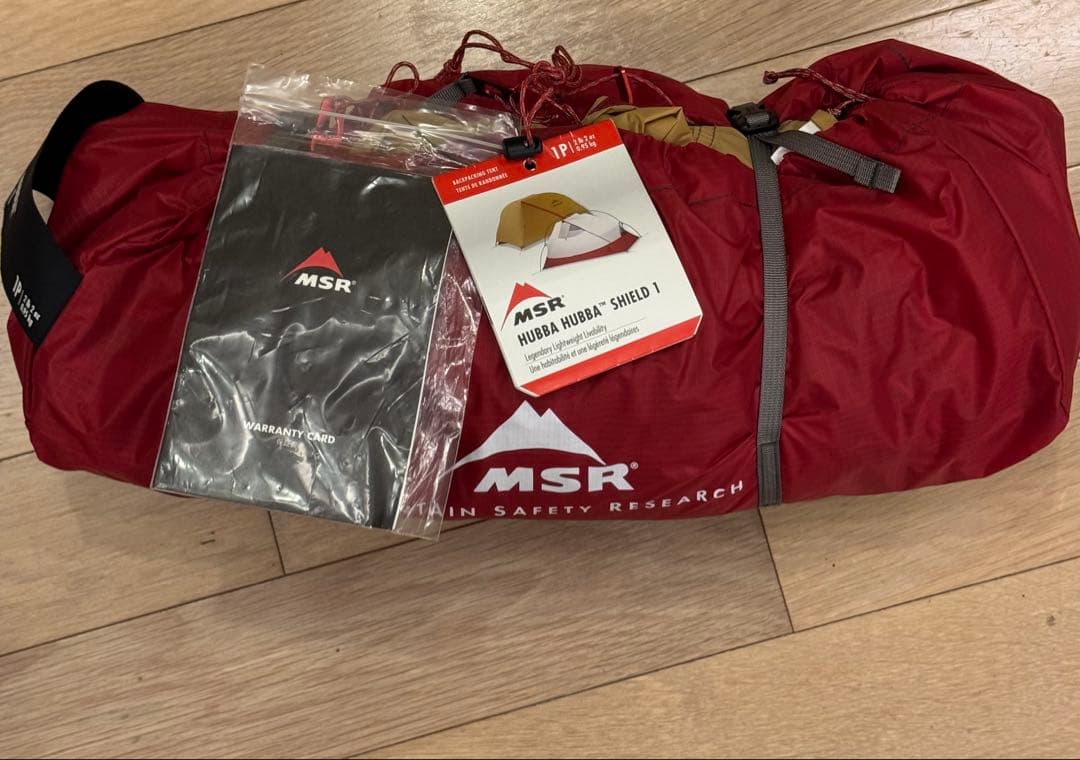 MSR HUBBA HUBBA SHIELD 1 テント グランドシート付き