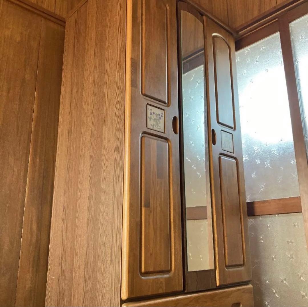 洋服ダンス　木製　チェスト　天然木