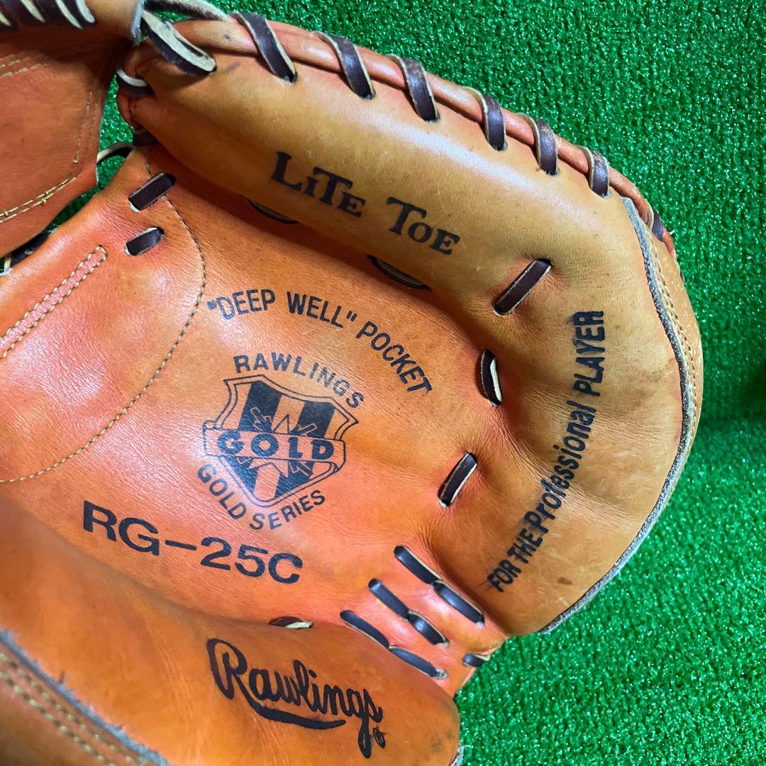 ローリングス 軟式　キャッチャーミット　大人用　ゴールドシリーズ