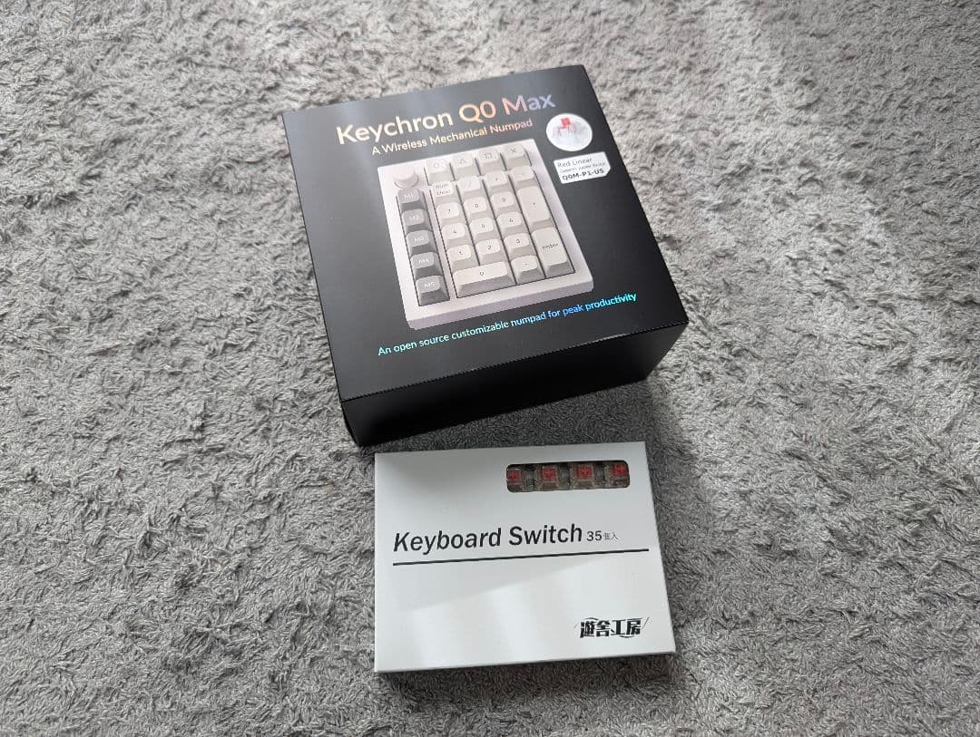 Keychron Q0 Max QMK メカニカル シェルホワイト