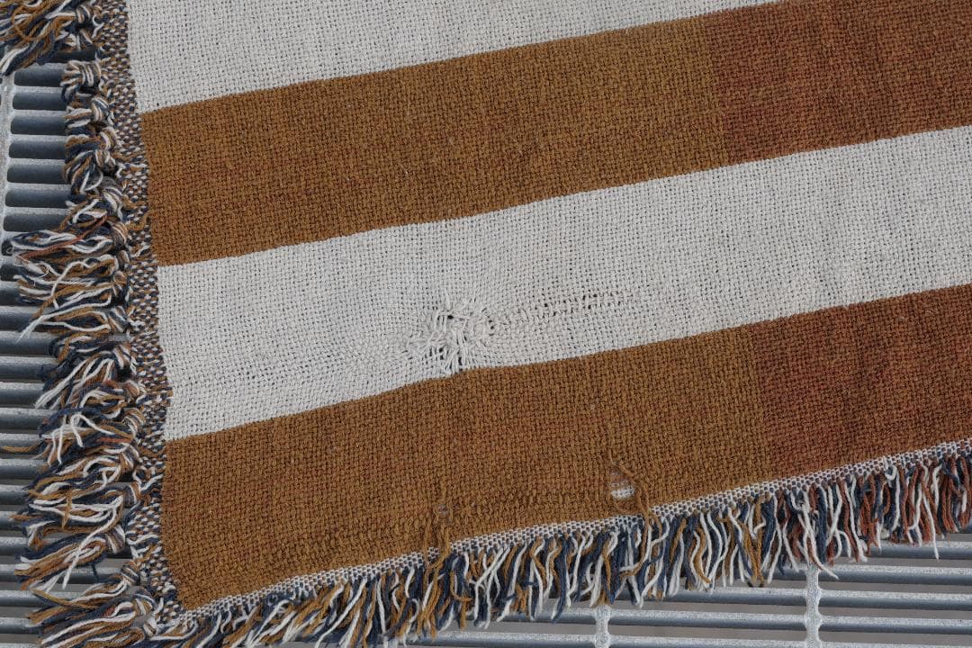 ビンテージ　アメリカ国旗デザイン ブランケット　　絨毯