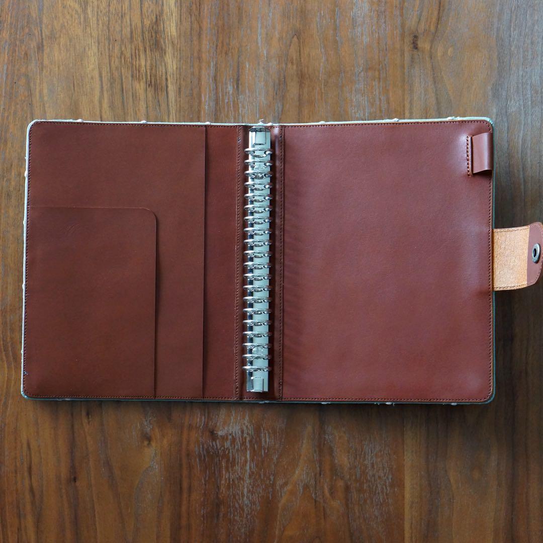 ミナペルホネン　タンバリン　A5リングバインダー20穴手帳