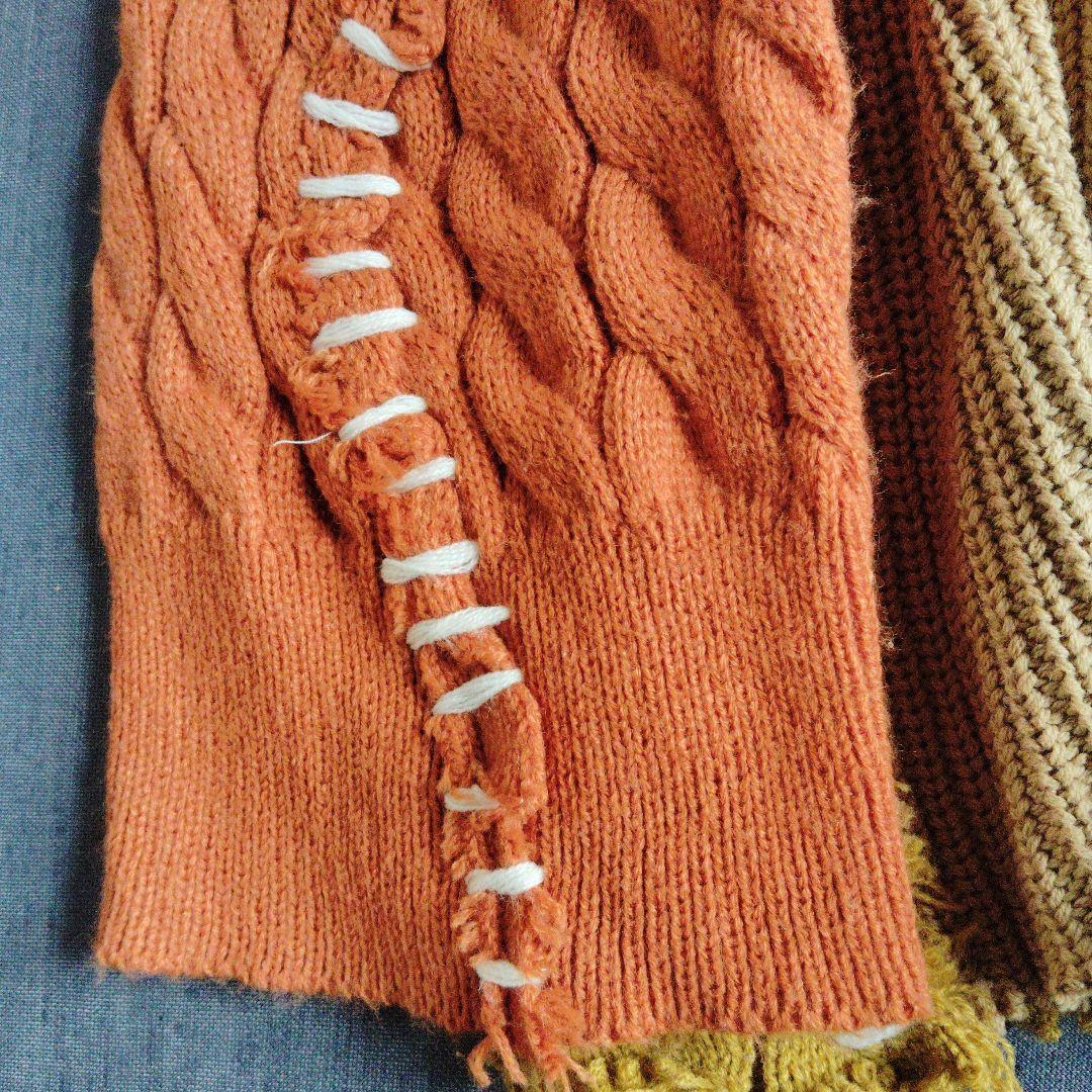 リメイク風カーディガン、デニムストール等おまとめで。チャエマです。