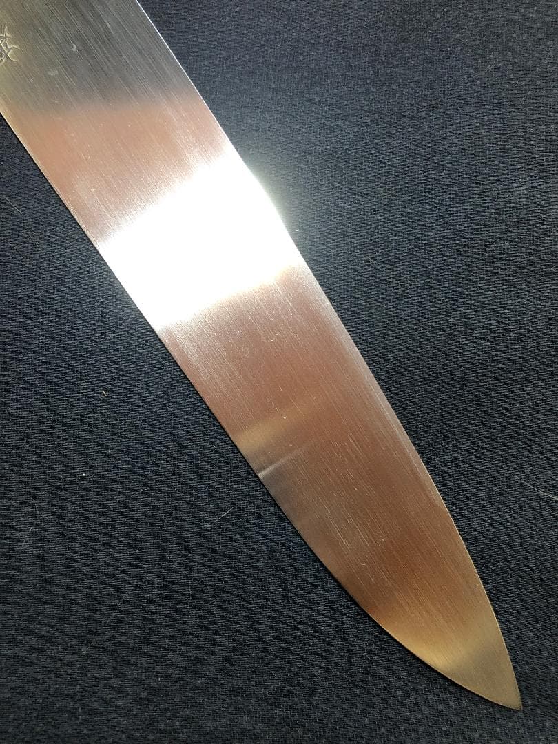 【研ぎ済み】本職用　刃渡り27ｃｍ　日本鋼・全鋼製　牛刀包丁　ナイフ　料理