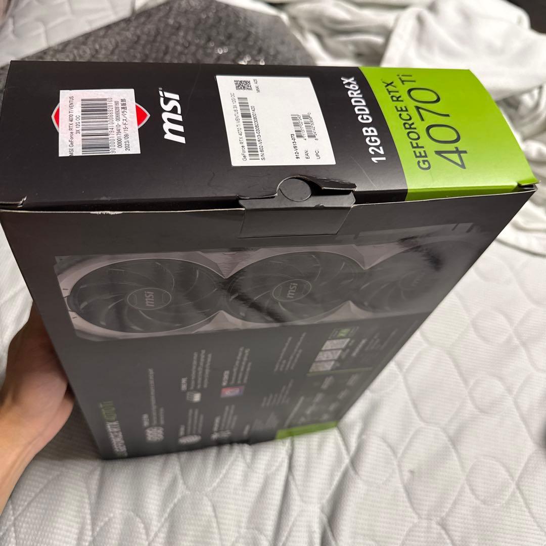 MSI RTX 4070Ti VENTUS 3xグラフィックボード