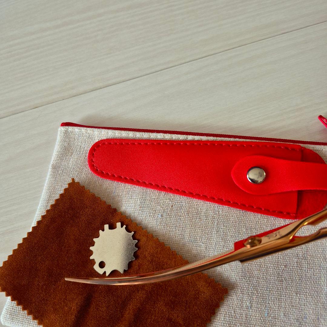 新品★フェニーチェ カーブシザー★ギザ刄 トリミングシザー6.5インチ