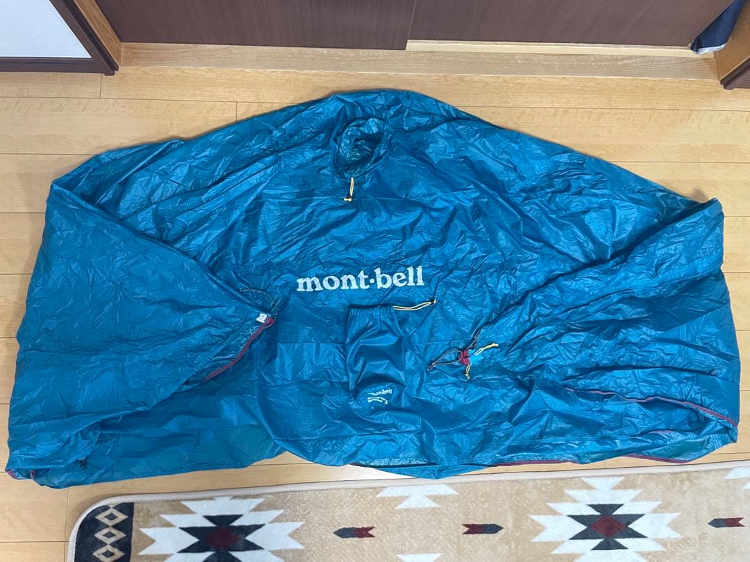 モンベル ステラリッジテント2 レインフライ、グラウンドシート付き 全て純正品