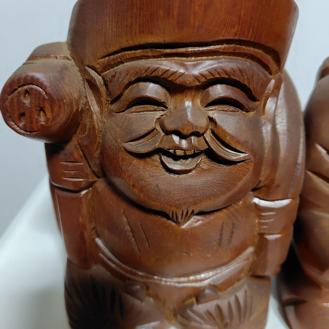 本物木製大黒様です。